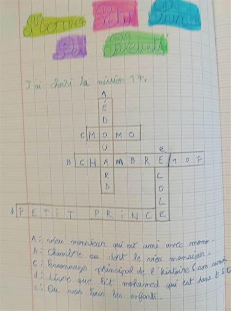 THALLIUM mots croisés .